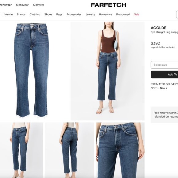 AGOLDE JEANS - KYLE - 24 - Picture 9 of 9